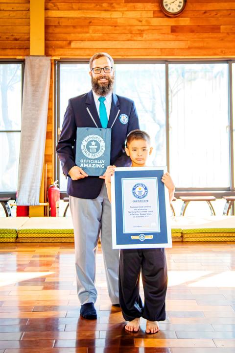 Boy Holds A Guinness World Records Title For The Largest Medal Sentence 